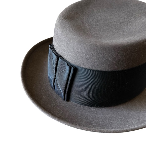 RESISTOL Vintage 15X Beaver Self Conforming Flatop Hat Designed by Harry Rolnick - Picture 8 of 15